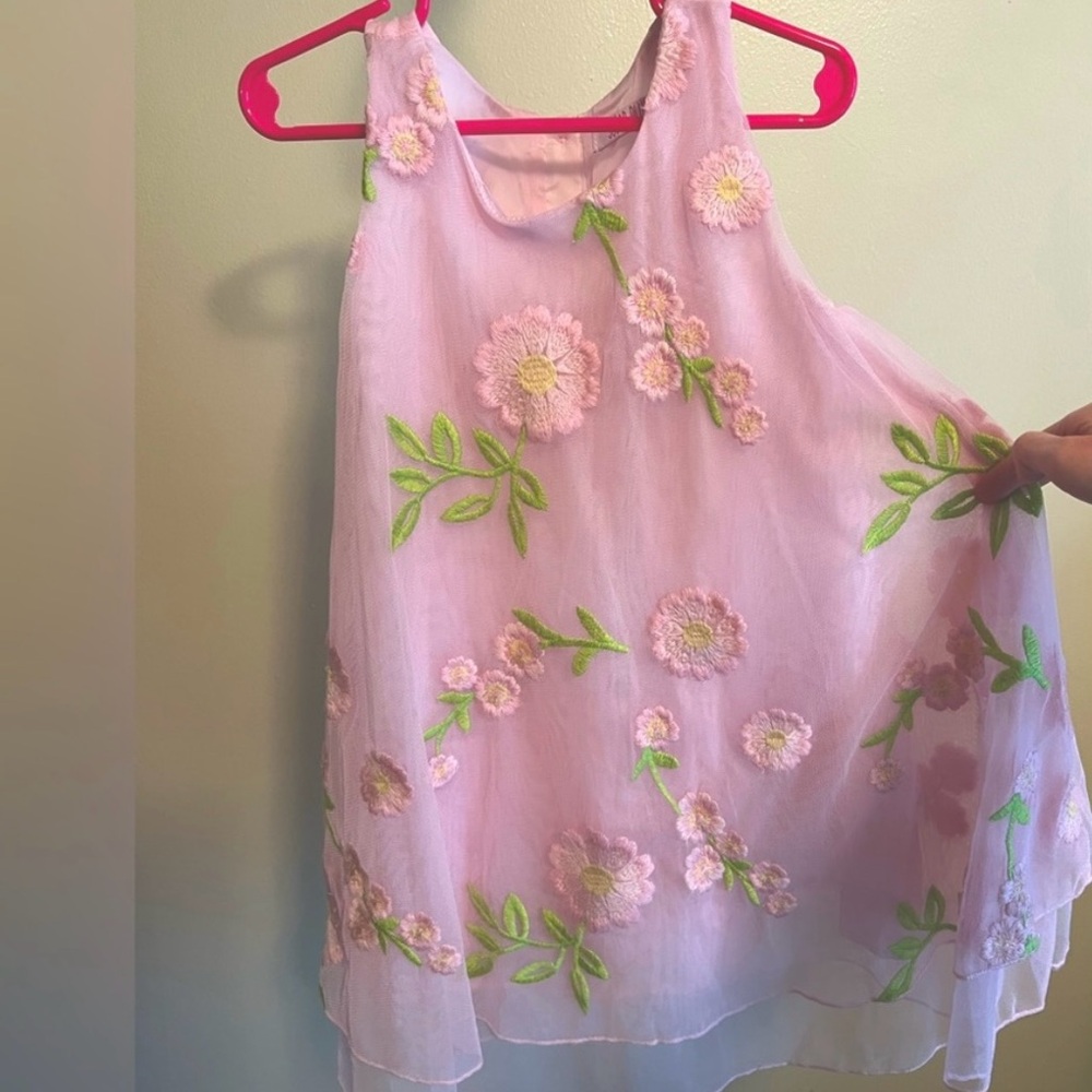 Floral Embroidered Kids Top
